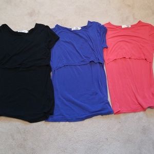 Set of 3 Latched Mama Nursing Ts
